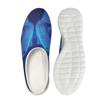 Pisces Horoscope Sign Print Mesh Casual Shoes