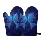 Pisces Horoscope Sign Print Oven Mitts