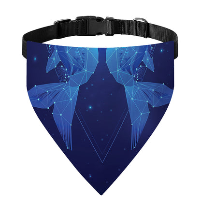 Pisces Horoscope Sign Print Over The Collar Dog Bandana
