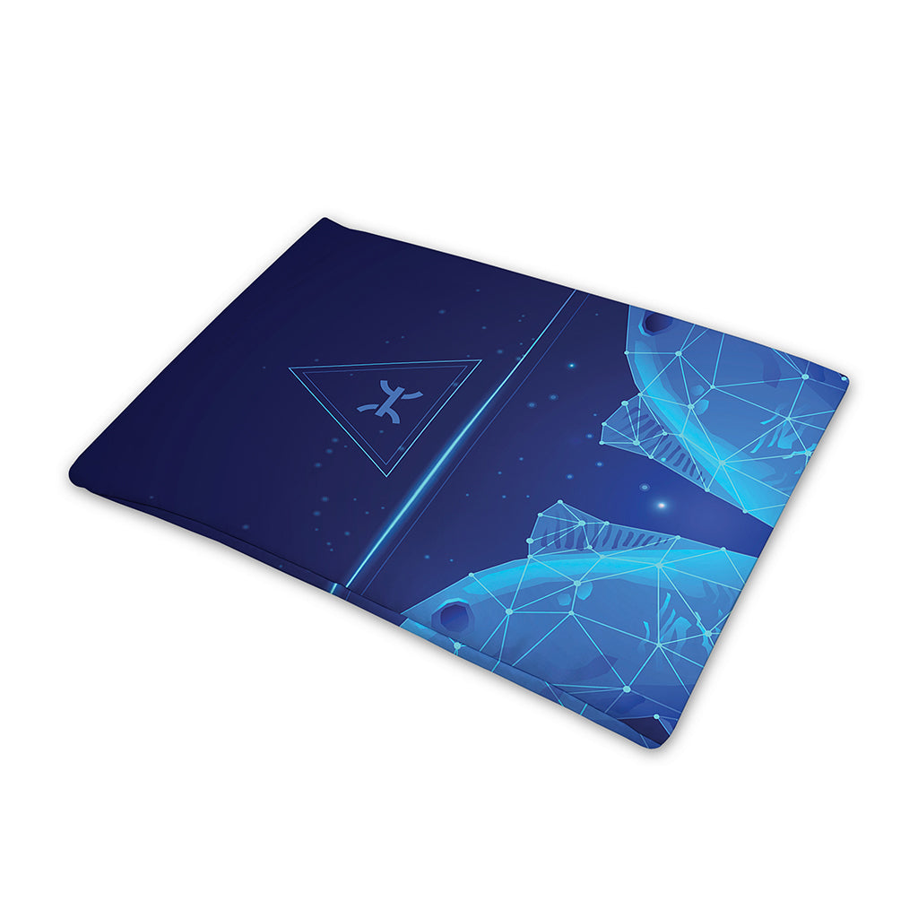 Pisces Horoscope Sign Print Pet Cooling Mat Cover