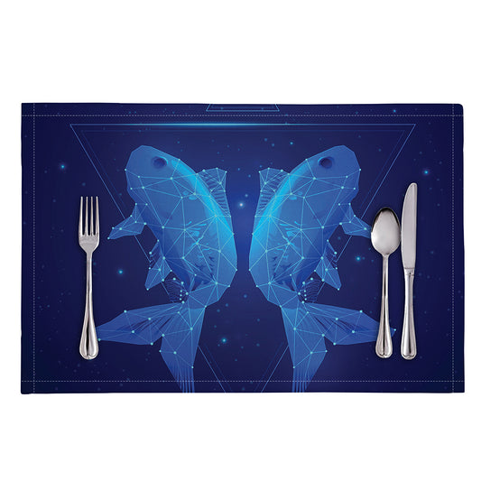 Pisces Horoscope Sign Print Placemat