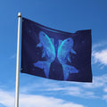 Pisces Horoscope Sign Print Polyester Flag