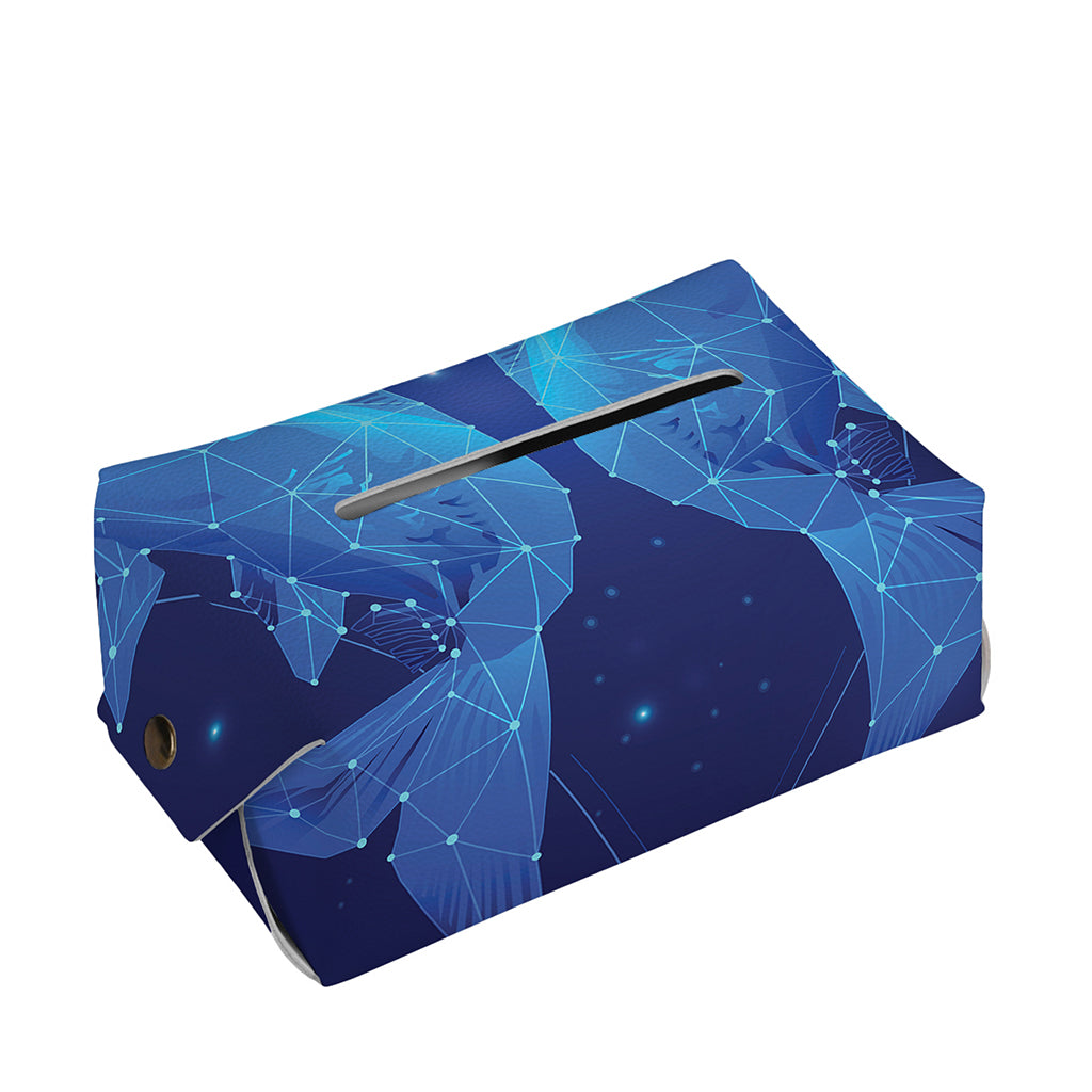 Pisces Horoscope Sign Print Rectangle Tissue Box Cover