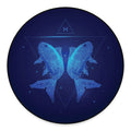 Pisces Horoscope Sign Print Round Floor Mat