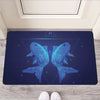 Pisces Horoscope Sign Print Rubber Doormat