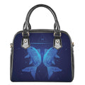 Pisces Horoscope Sign Print Shoulder Handbag