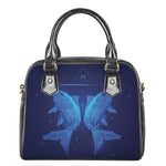 Pisces Horoscope Sign Print Shoulder Handbag