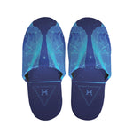 Pisces Horoscope Sign Print Slippers