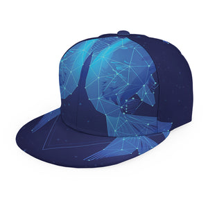 Pisces Horoscope Sign Print Snapback Cap