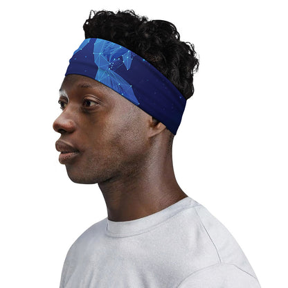 Pisces Horoscope Sign Print Sports Headband