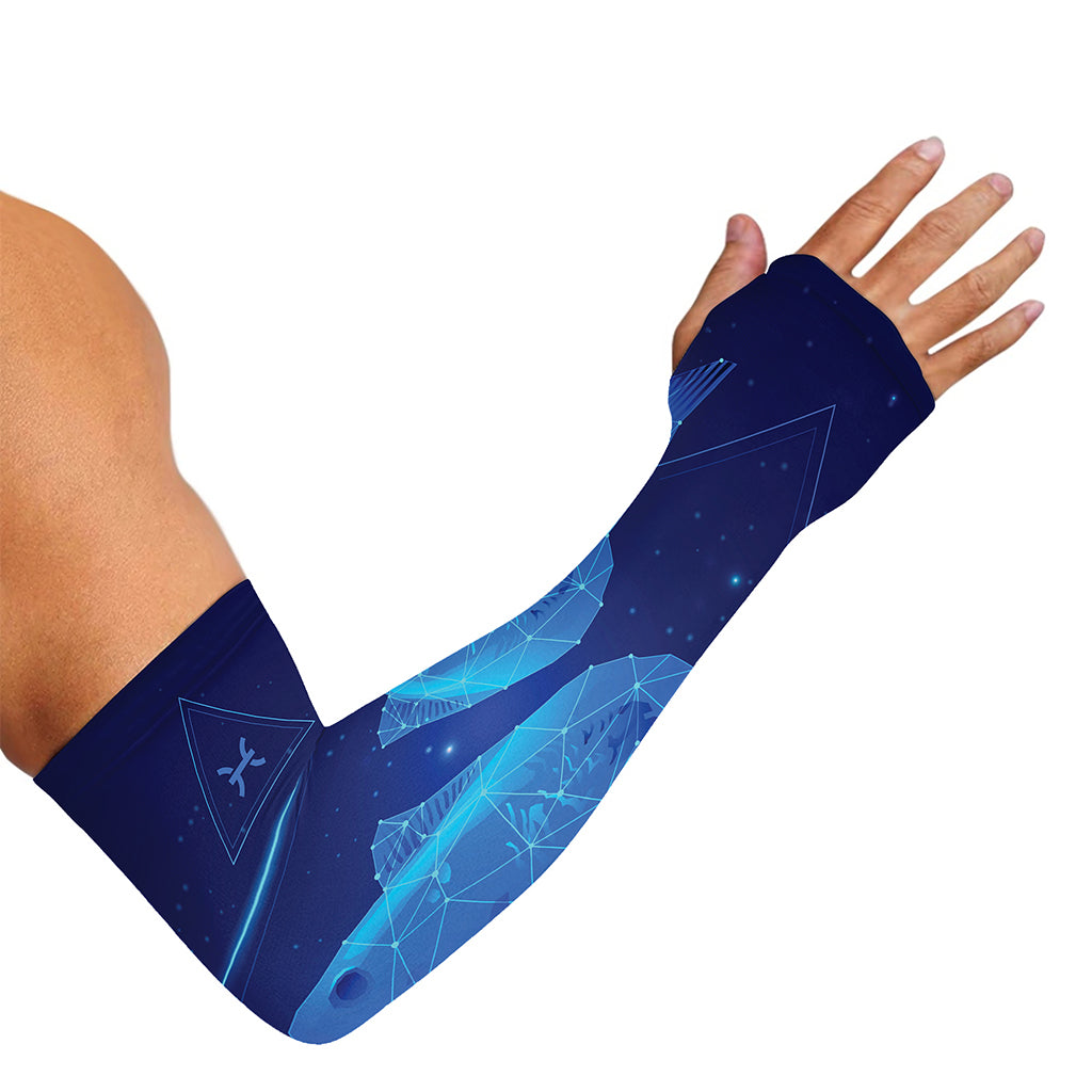Pisces Horoscope Sign Print Sun Protection Arm Sleeves
