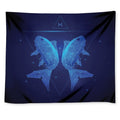 Pisces Horoscope Sign Print Tapestry