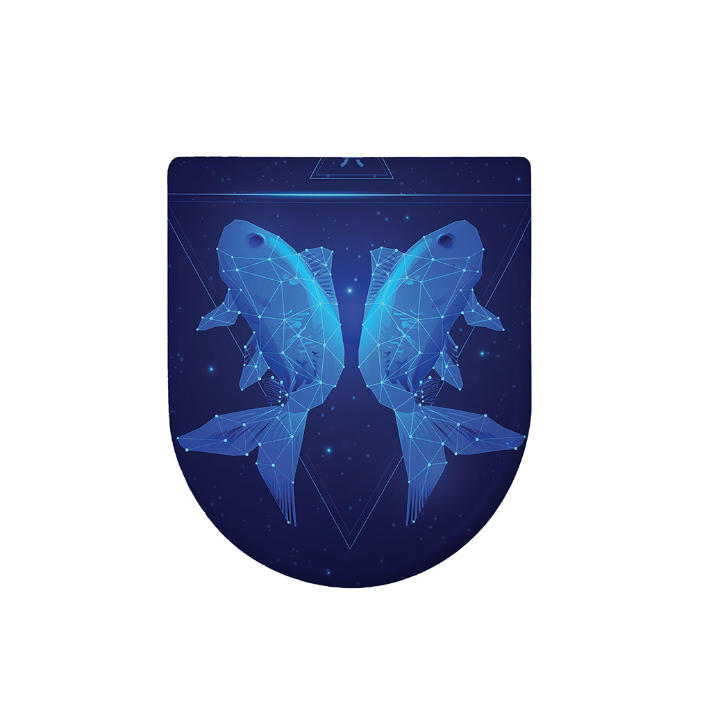 Pisces Horoscope Sign Print Toilet Lid Cover
