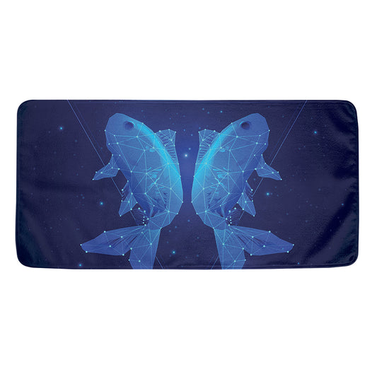 Pisces Horoscope Sign Print Towel