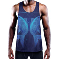 Pisces Horoscope Sign Print Men's Workout Tank Top