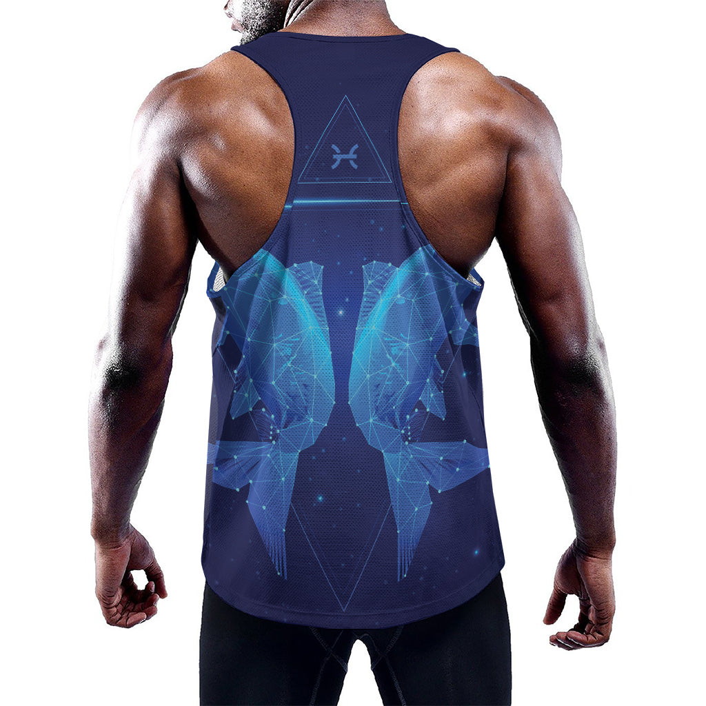 Pisces Horoscope Sign Print Training Tank Top
