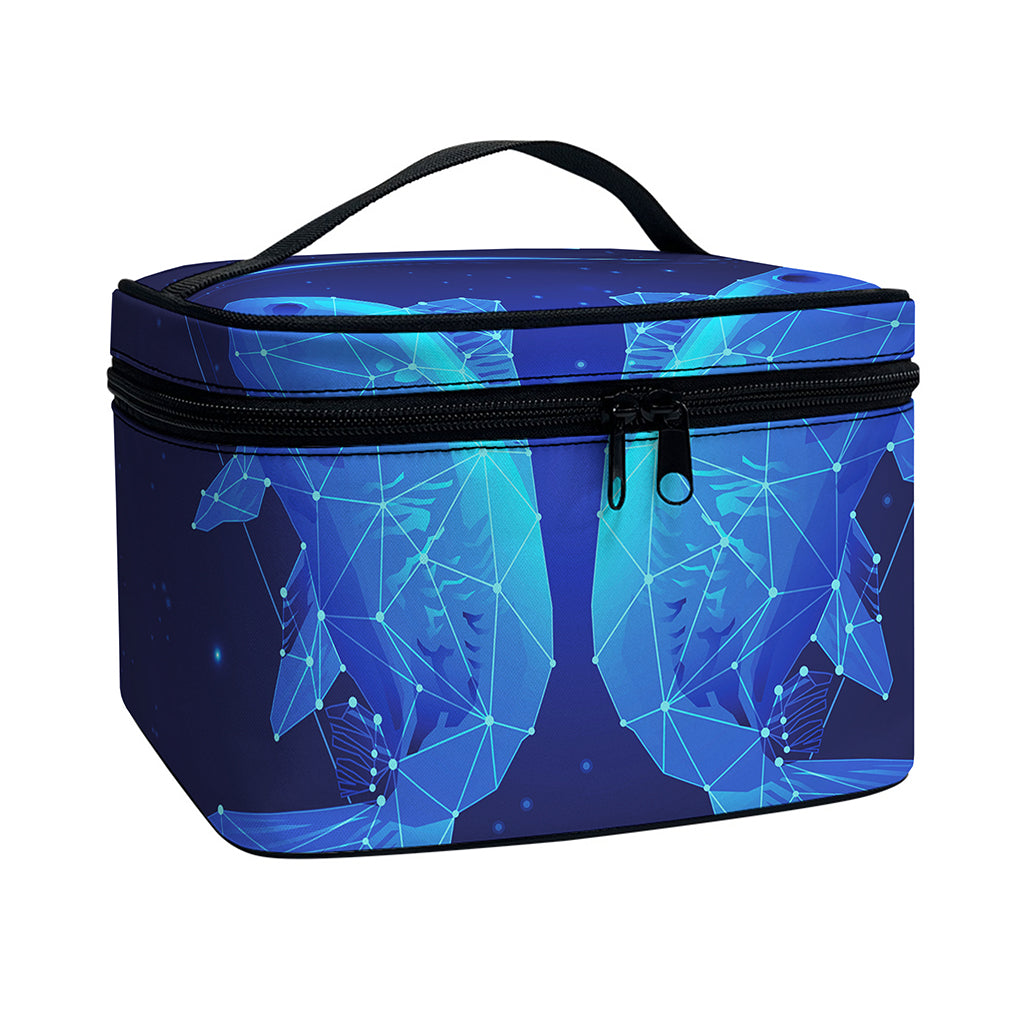 Pisces Horoscope Sign Print Travel Makeup Bag