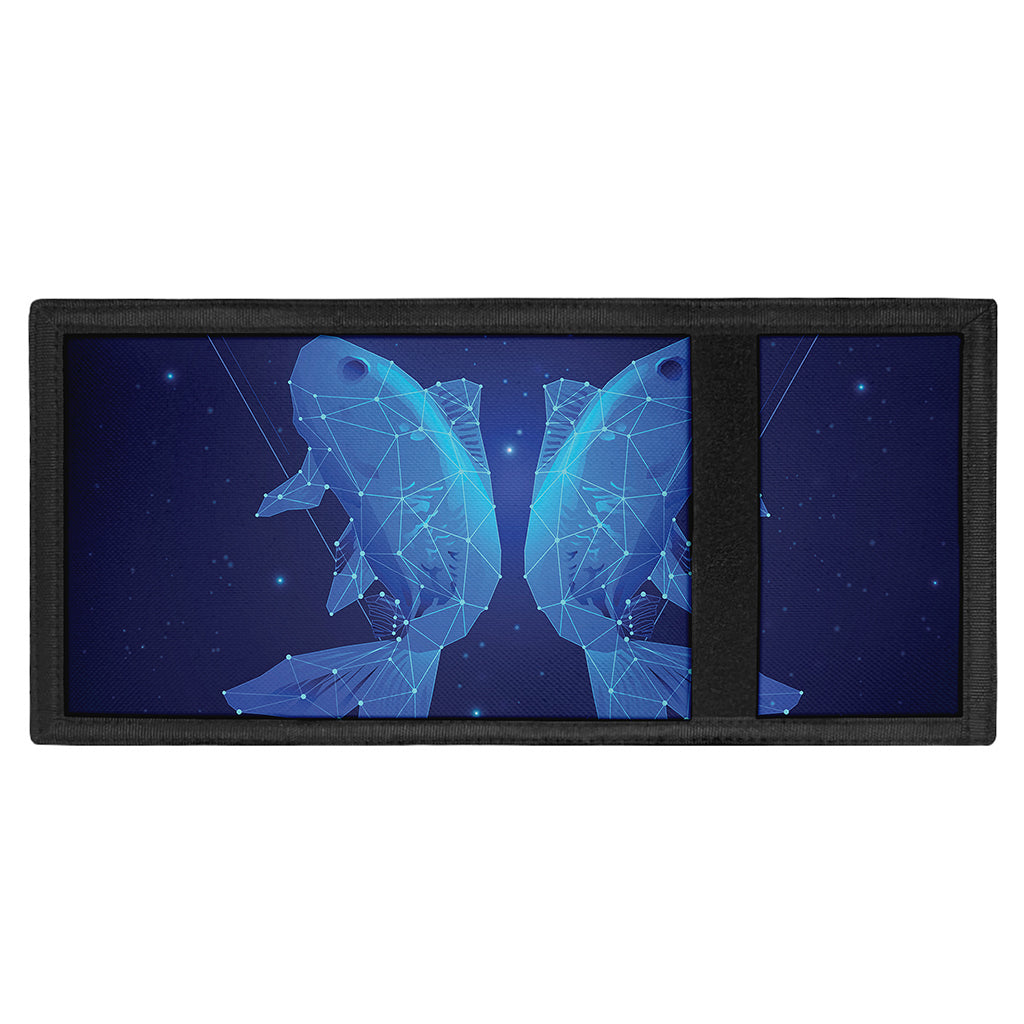 Pisces Horoscope Sign Print Trifold Wallet