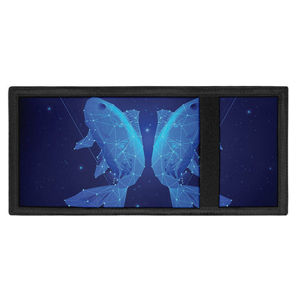 Pisces Horoscope Sign Print Trifold Wallet
