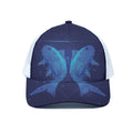 Pisces Horoscope Sign Print White Mesh Trucker Hat