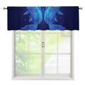 Pisces Horoscope Sign Print Window Valance