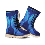Pisces Horoscope Sign Print Winter Boots
