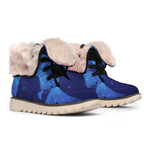 Pisces Horoscope Sign Print Winter Boots