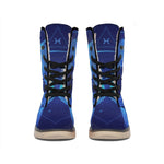 Pisces Horoscope Sign Print Winter Boots