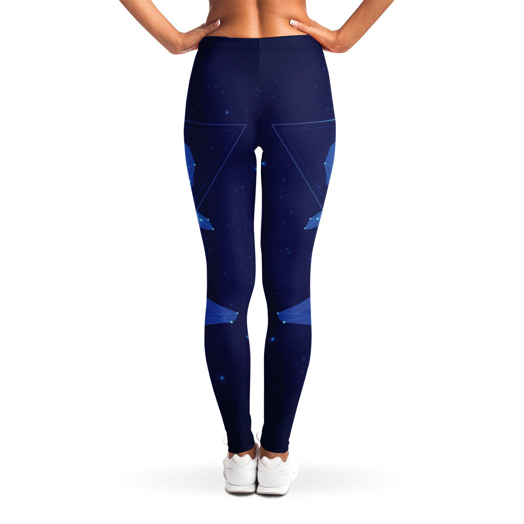 Pisces Horoscope Sign Print Women's Leggings