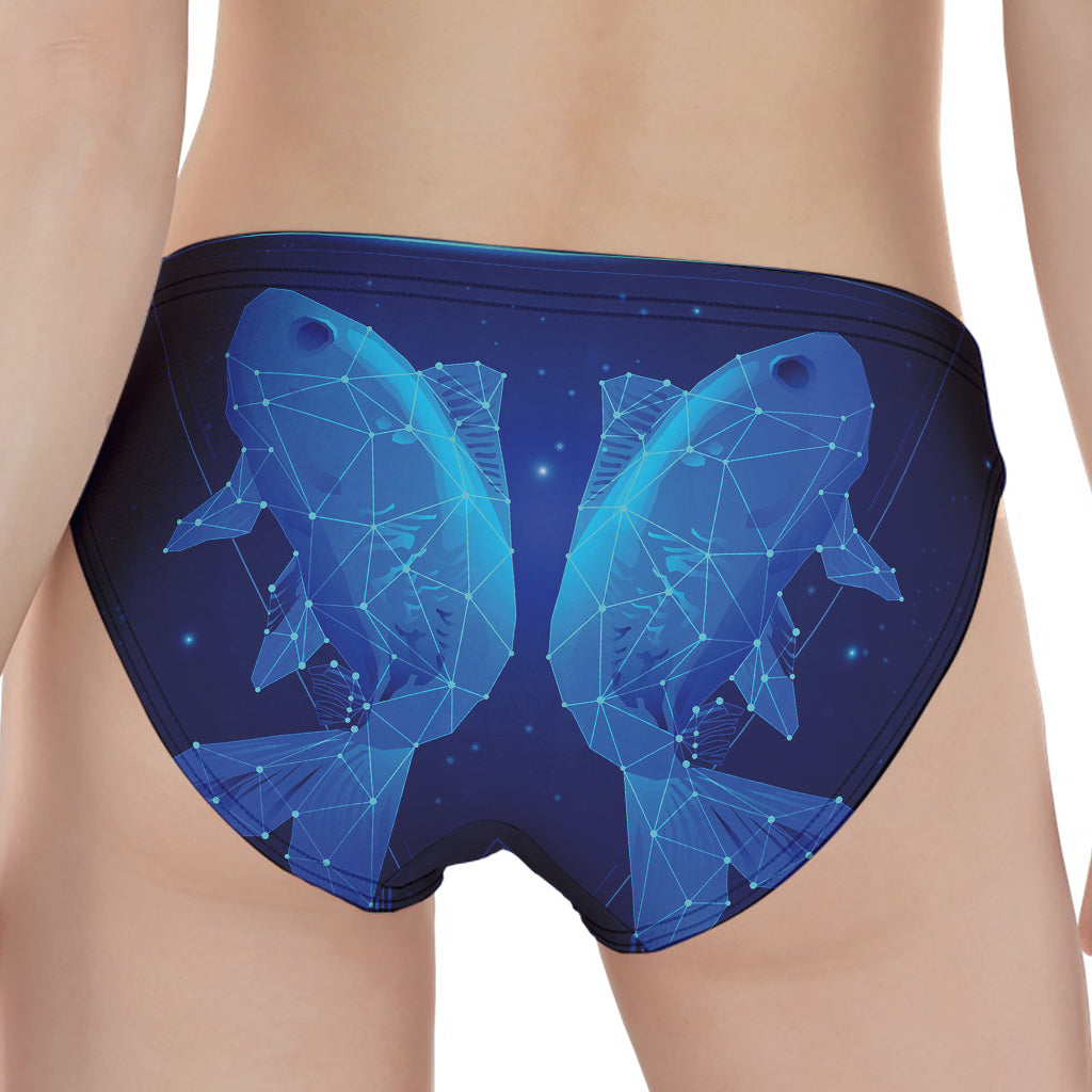 Pisces Horoscope Sign Print Women's Panties