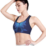 Pisces Horoscope Sign Print Women's Sports Bra