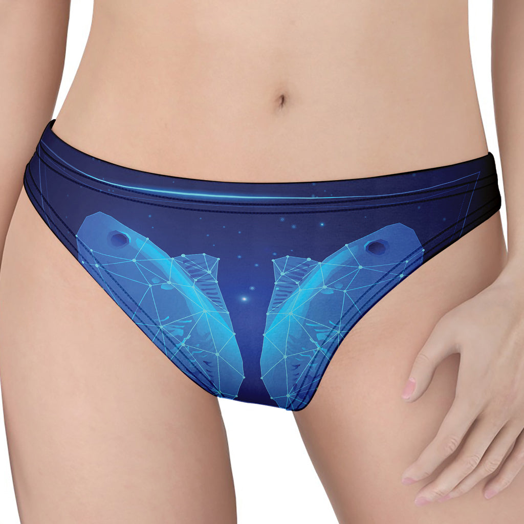 Pisces Horoscope Sign Print Women's Thong