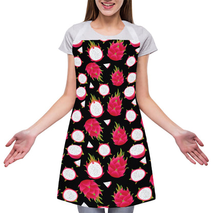 Pitaya Pattern Print Adjustable Apron