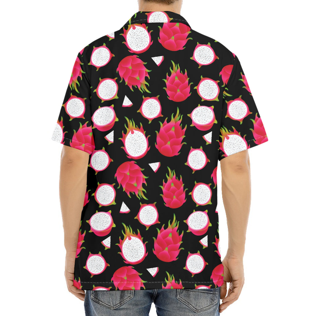 Pitaya Pattern Print Aloha Shirt