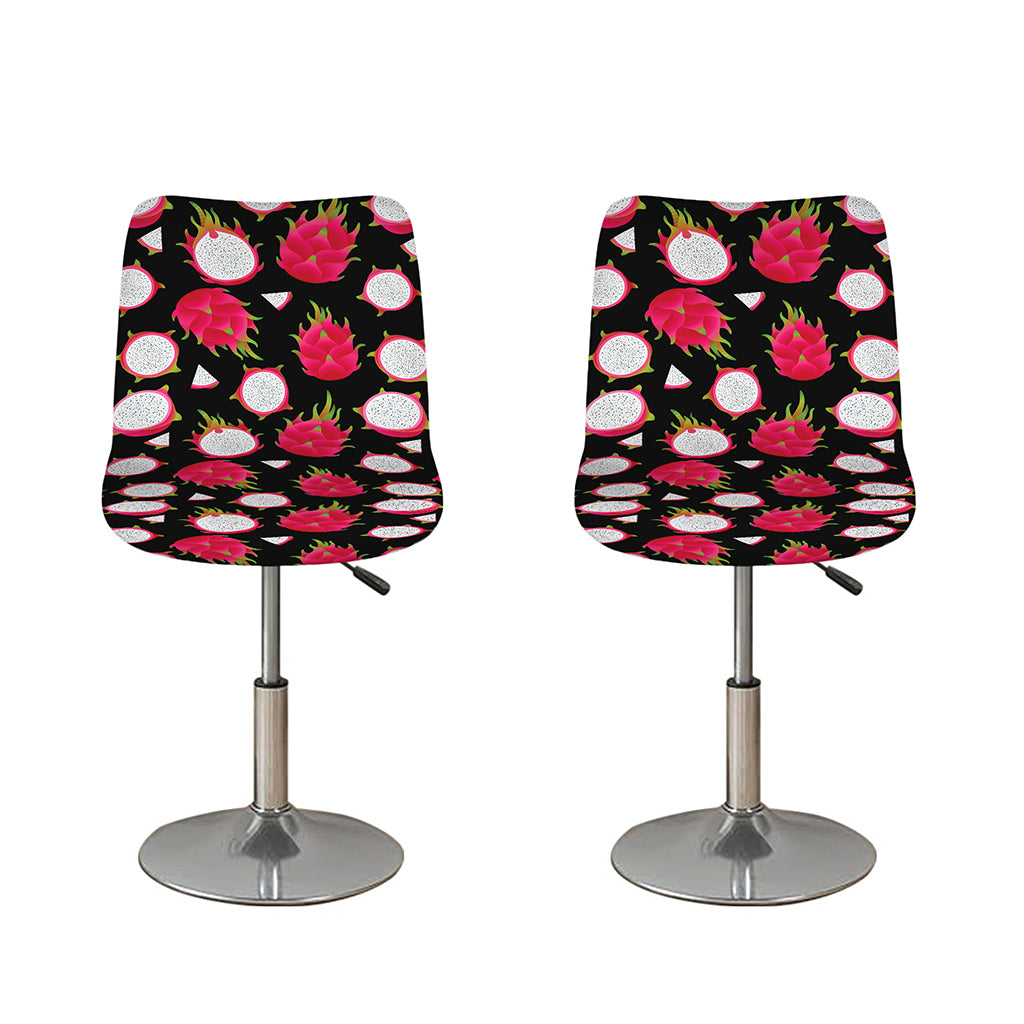 Pitaya Pattern Print Bar Stool Covers