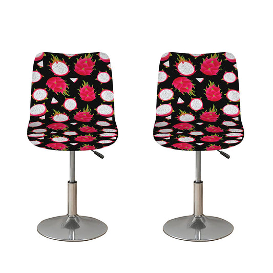 Pitaya Pattern Print Bar Stool Covers