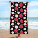 Pitaya Pattern Print Beach Towel