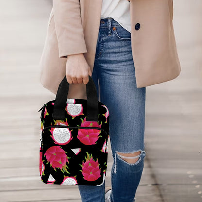 Pitaya Pattern Print Bible Tote Bag