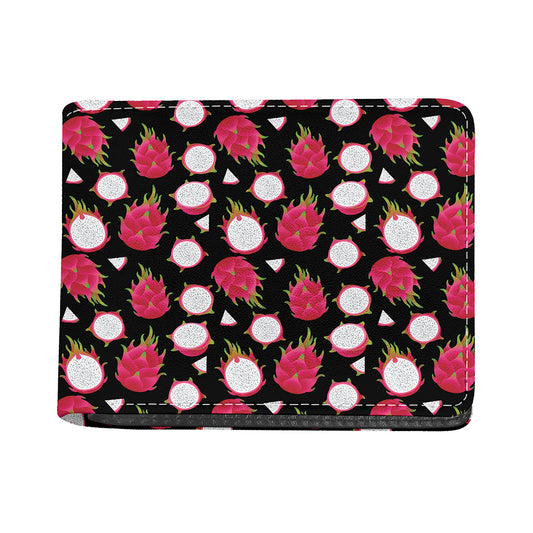 Pitaya Pattern Print Bifold Wallet
