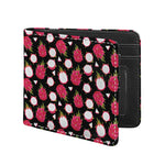 Pitaya Pattern Print Bifold Wallet