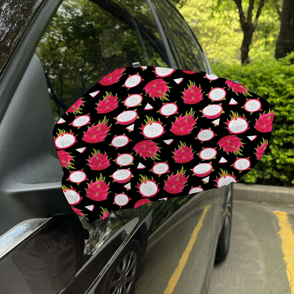 Pitaya Pattern Print Car Side Mirror Covers