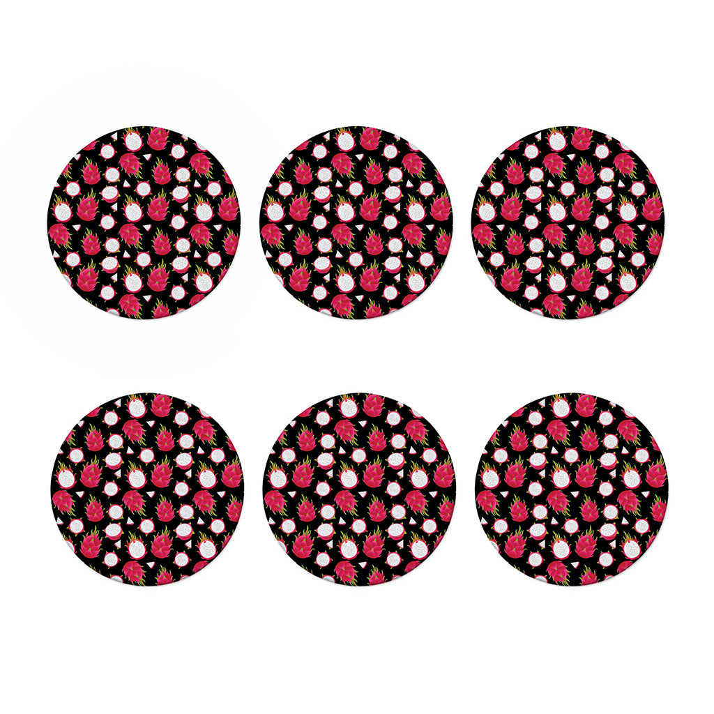 Pitaya Pattern Print Coaster Set