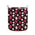 Pitaya Pattern Print Collapsible Laundry Basket
