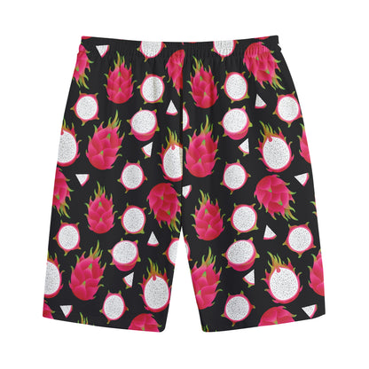 Pitaya Pattern Print Cotton Shorts