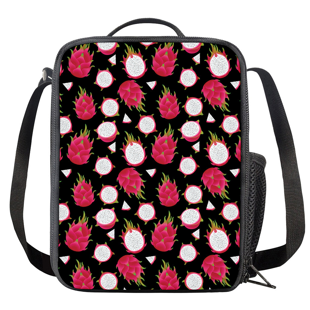 Pitaya Pattern Print Crossbody Lunch Bag