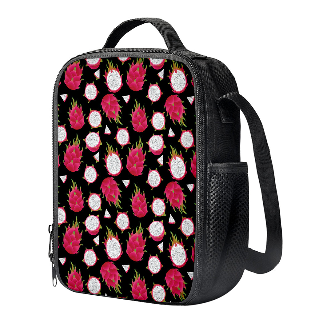 Pitaya Pattern Print Crossbody Lunch Bag