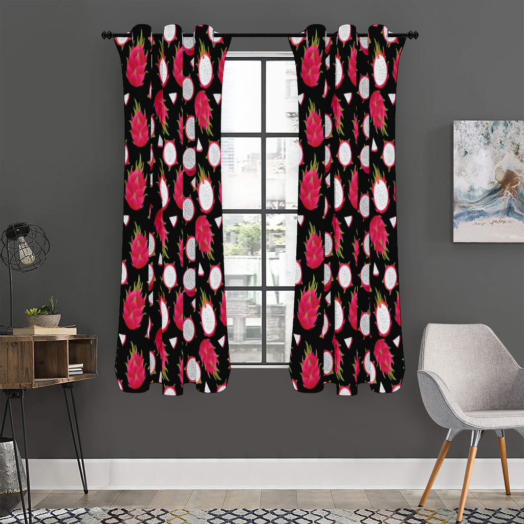 Pitaya Pattern Print Curtain