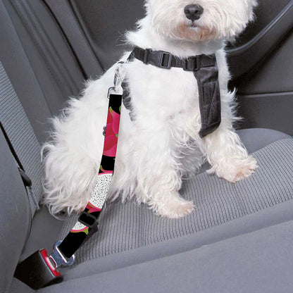 Pitaya Pattern Print Dog Seat Belt