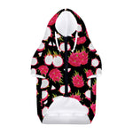 Pitaya Pattern Print Dog Zip Up Hoodie