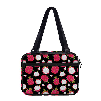 Pitaya Pattern Print Double Strap Bible Bag